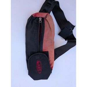 NRS Sling Bag Red Black Orange Zippered Pouch Fanny Pack Outdoor Gear